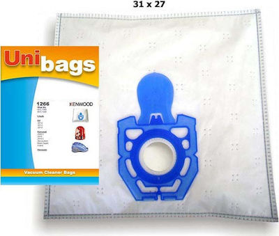 Unibags 1266 Vacuum Cleaner Bags 5pcs Compatible with Bestron / Pitsos Vacuum Cleaners