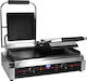 Fresh 160672 Commercial Double Sandwich Maker with Flat Top and Flat Bottom 2200W