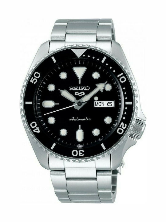 Seiko 5 Sports Ρολόι Αυτόματο με Μεταλλικό Μπρασελέ Seiko 5 Sports Ρολόι Αυτόματο με Μεταλλικό Μπρασελέ