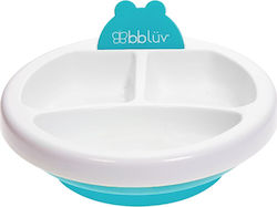 Bbluv Baby Food Plate made of Plastic Blue B107-A