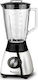 Turbotronic Μπλέντερ με Γυάλινη Κανάτα 1.5 lt 1200W Inox TT-BG5