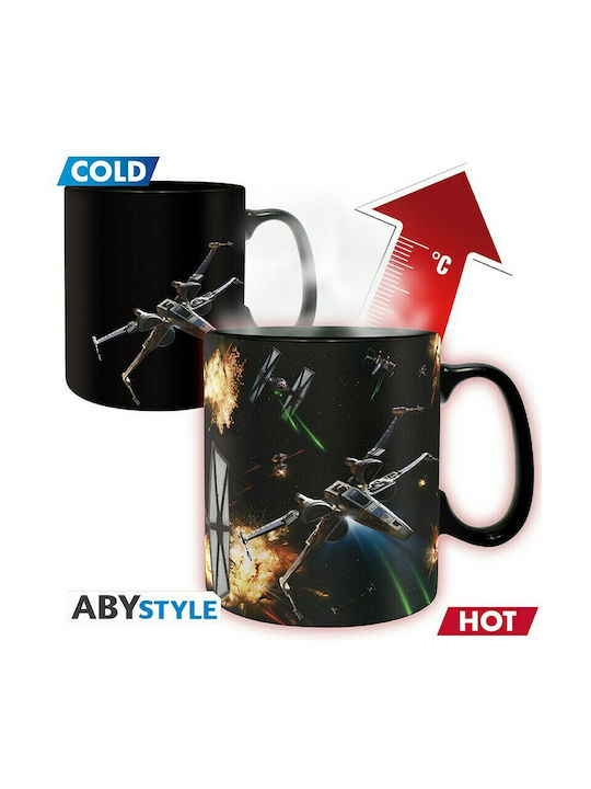 Abysse Star Wars - Space Battle Heat Change Mug Black