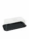 Novatex San Kuchenständer Kunststoff mit Deckel Schwarz 33x12x11cm