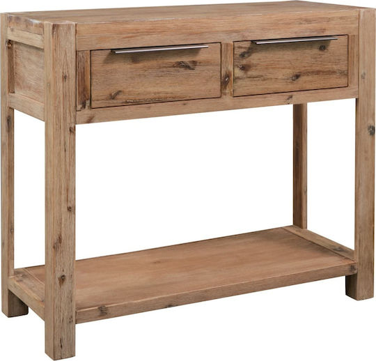 Solid Wood Console Table Acacia L82xW33xH73cm