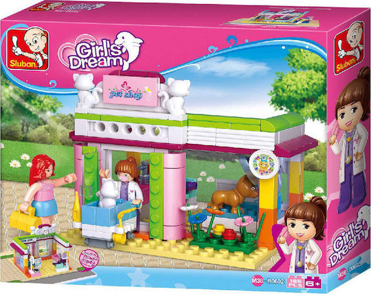 Sluban Конструктори Girl's Dream Pet Shop за 6+ Години 195 Бройки
