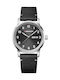 Wenger Attitude Watch Battery with Black Leather Strap