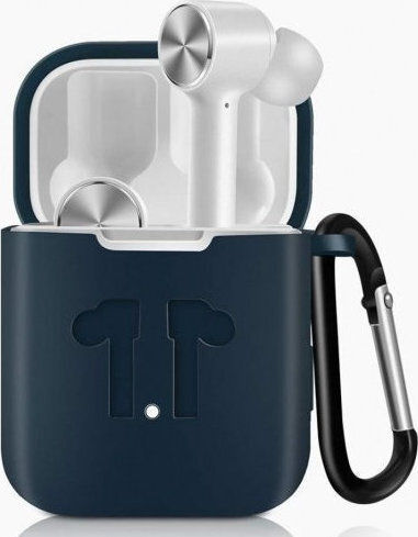 Pro Θήκη Σιλικόνης με Γάντζο σε Μπλε χρώμα για Xiaomi AirDots Pro