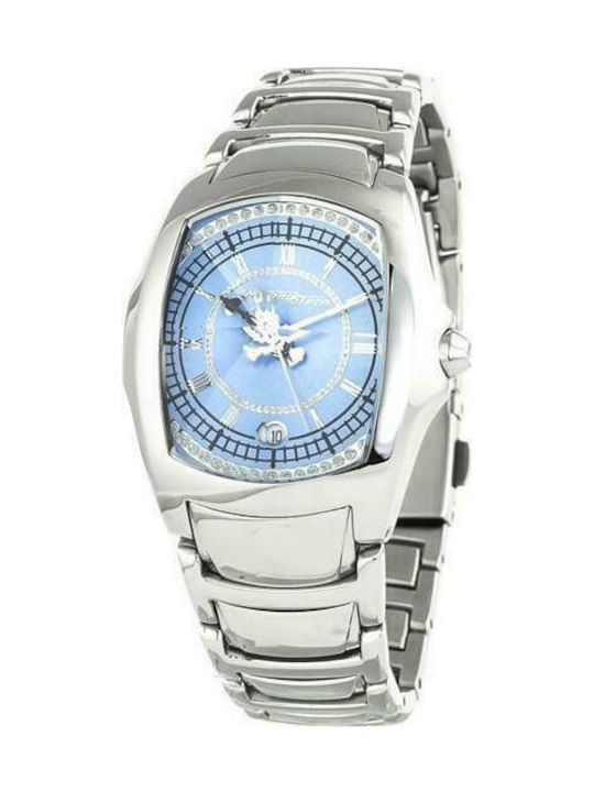 Chronotech Watch with Silver Metal Bracelet CT7896L-91M