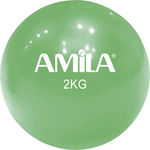 Amila Übungsbälle Tonen 13cm, 2kg in Grün Farbe