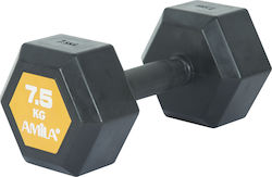 AMILA Βαράκι Εξάγωνο Λαστιχένιο 1 x 7.5kg