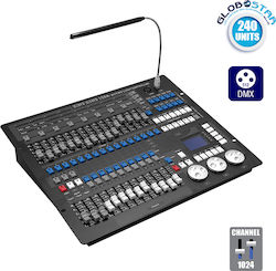 GloboStar DMX Controller Κονσόλα Φωτισμού και Σύνδεση USB (για PC) 49765 GloboStar DMX Controller Κονσόλα Φωτισμού και Σύνδεση USB (για PC) 49765