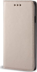 Forcell Synthetic Leather Book Gold (Redmi 8)