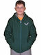 Joyce Boys Hooded Sweatshirt with Zipper Green