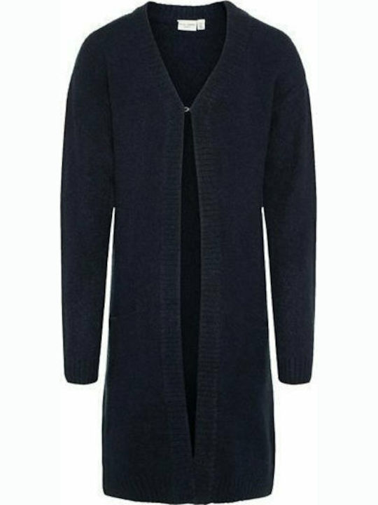 Name It Girls Knitted Cardigan with Buttons Navy Blue