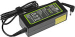 Green Cell Laptop Charger 65W 19V 3.42A for Asus with Detachable Power Cord