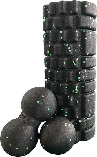 Schildkrot Self Massage Set Set Foam Rollers 33cm Black