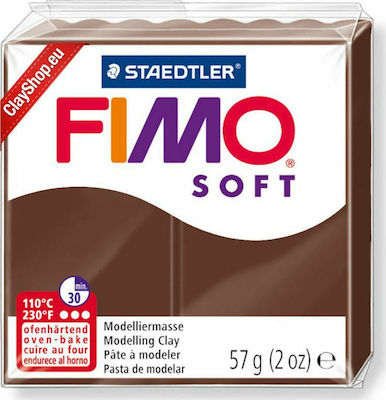 Staedtler Fimo Soft Polymerer Ton Chocolate 57gr 8020-75