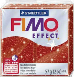 Staedtler Fimo Effect Полимерна Глина Червена 57гр