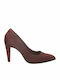 Clarks Anatomic Suede Pointed Toe Burgundy Heels Azizi Poppy