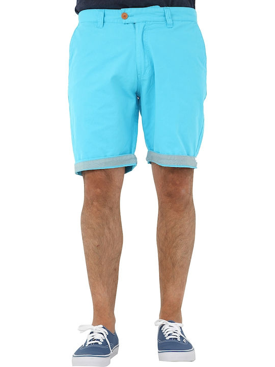 Funky Buddha FB5-3113 Ανδρική Βερμούδα Chino Aqua