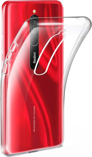 Ultra Slim 0,5mm Umschlag Rückseite Silikon 0.5mm Transparent (Redmi 8)