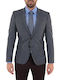 Arti Men's Winter Suit Jacket Slim Fit Blue