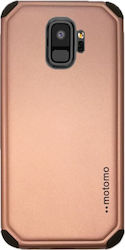 Motomo Tough Armor Plastic Back Cover Durable Rose Gold (Galaxy S9)