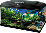 Haquoss Evolution 100 Fish Aquarium Capacity 115lt with Lighting, Filter and Black