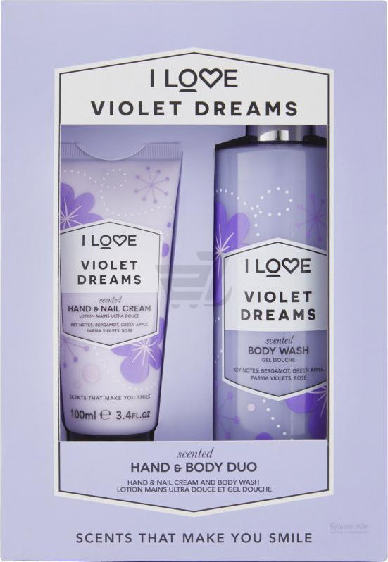 I Love Cosmetics Violet Dreams Scented Hand & Body Duo Skroutz.gr