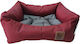 PQP Poof Dog Bed Burgundy 85x76cm.