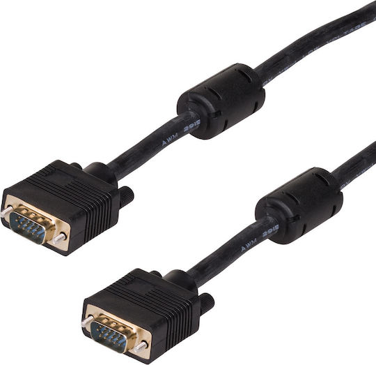 Akyga Kabel VGA-Stecker - VGA-Stecker Schwarz 15m (AK-AV-09)