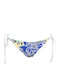 Desigual Sheila Bikini Slip with Ties Blue