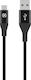 Celly Regular USB 2.0 to micro USB Cable Μαύρο 1.5m (USBMICROCOLORBK)