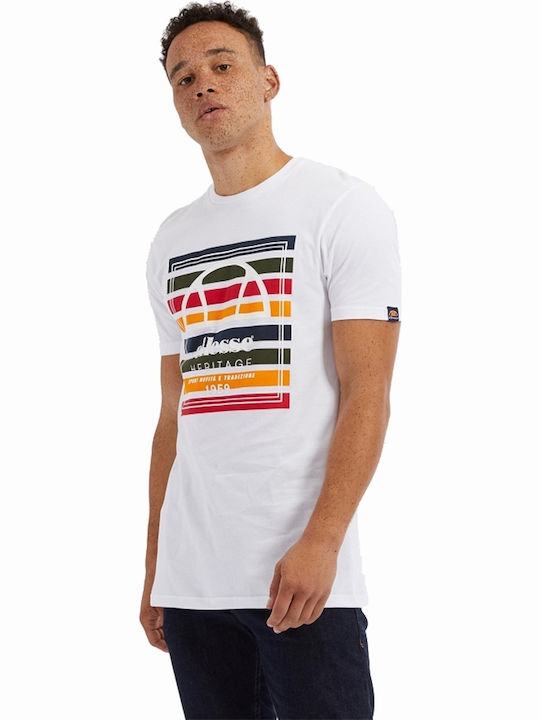 Ellesse Piana Men's Short Sleeve T-shirt White