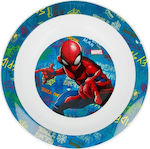 Stor Baby Food Plate Spiderman made of Plastic Blue 37948