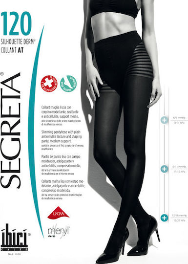 Ibici Segreta Silhouette 120 Derm Strumpfhosen Schwarz