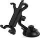 Car Mobile Mount 7" - 11" with Adjustable Hooks Black