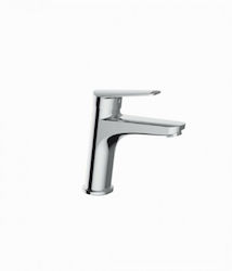 Ottone Meloda Arte Mixing Tall Sink Faucet Silver