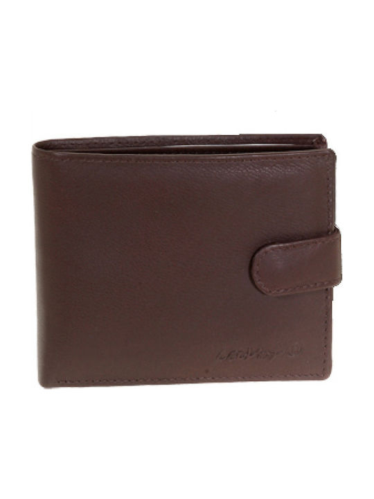 Lavor Men's Leather Wallet with RFID Dark Brown