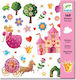 Djeco Stickers Πριγκίπισσα for Children 3++ Years 160pcs