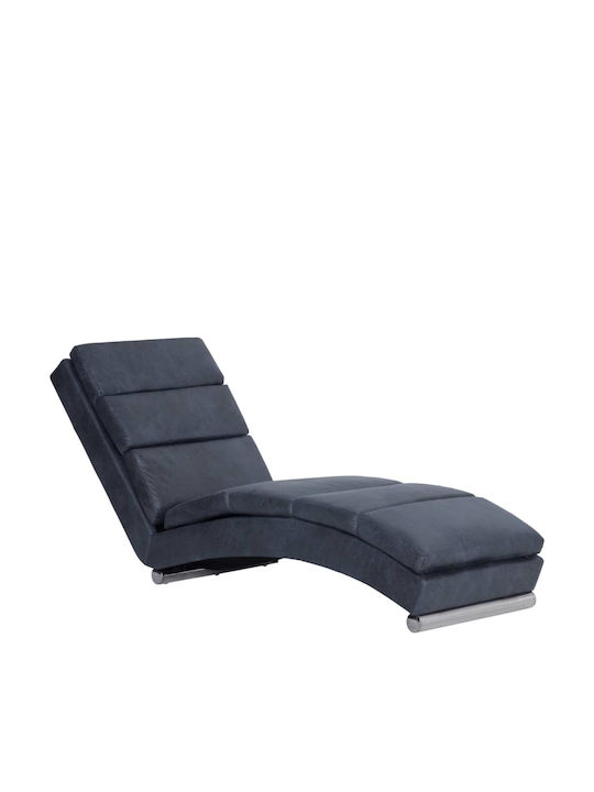 Modern Recliner made of Synthetic Leather Gri L...