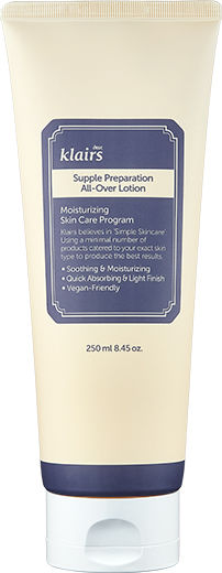 Dear, Klairs Supple Preparation Хидратиращ Лосион За Тяло За Всеки Тип Кожа 250ml