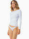Fimelle Women's Long Sleeve T-Shirt White