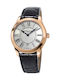 Frederique Constant Classics Ceas cu Negru Curea de Piele