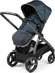 Peg Perego Ypsi Adjustable Baby Stroller Suitable from 6+ Months Navy Blue 10.2kg 02849DS41NX51