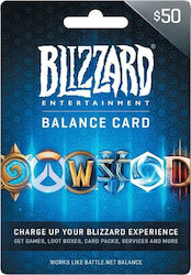 Blizzard Entertainment Balance Card 50 Ευρώ