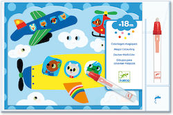 Djeco Painting with Magic Markers Airplanes Djeco Painting with Magic Markers Airplanes