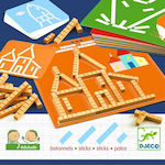 Djeco Kids' Craft Εικόνες Σύνθεσης με Ξυλάκια for Children 5++ Years