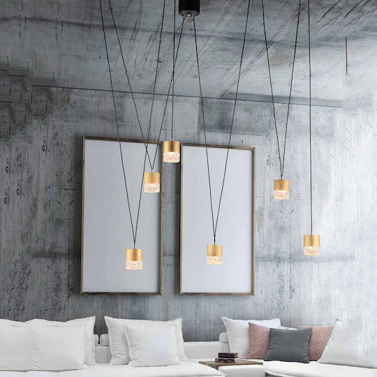 Luma LED Κρεμαστό Φωτιστικό Χρυσό 100x110εκ. Luma LED Κρεμαστό Φωτιστικό Χρυσό 100x110εκ.