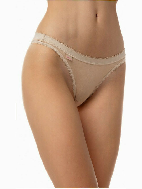 Minerva Cotton Women's Slip Beige